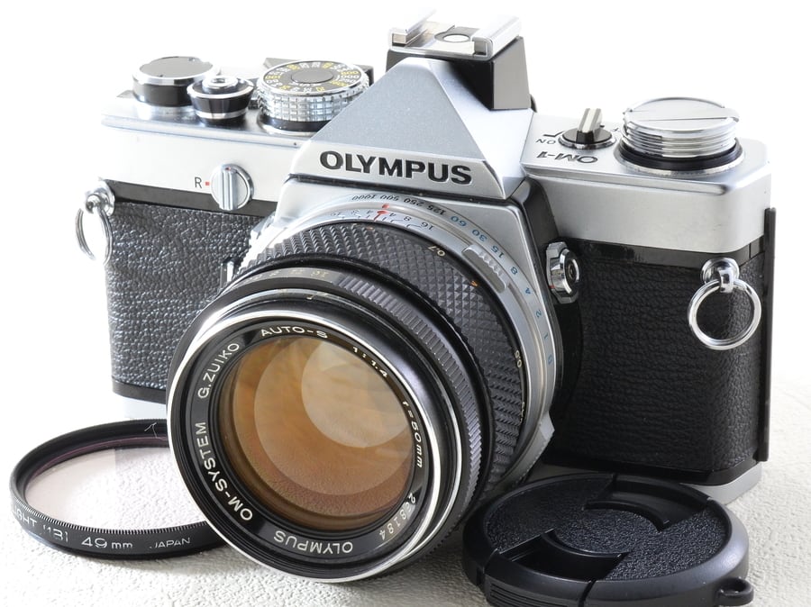 並品 OLYMPUS OM-1 SLR /G.Zuiko 50mm F1.4