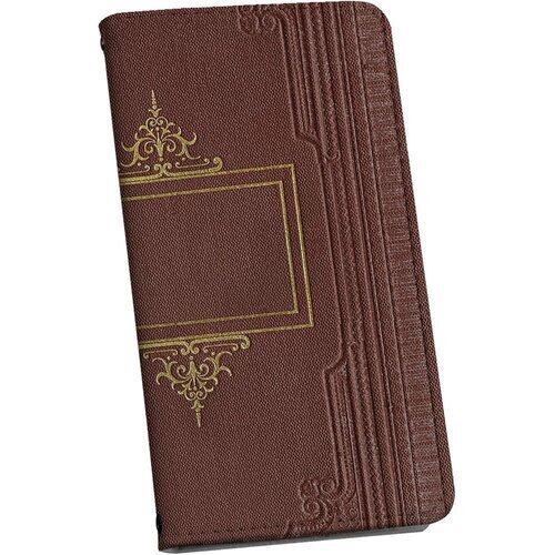 iphone7 ケース カバー 手帳 スマコレ 手帳型 レザー 手帳タイプ 革 スマホケース スマホカバー 010273 レトロ 茶色 模様 80