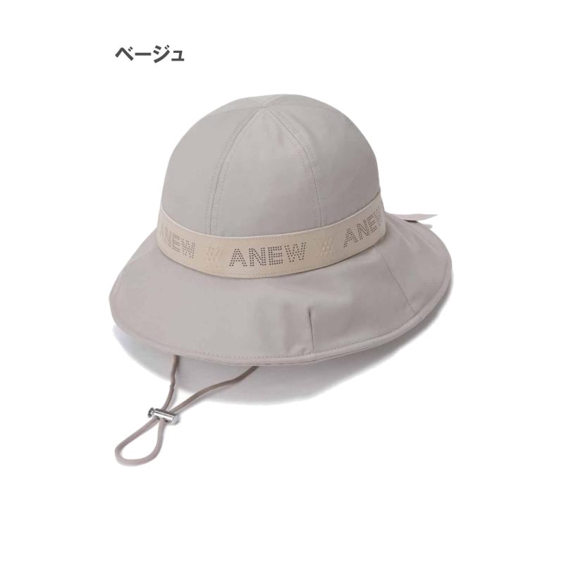 ANEW アニューゴルフ　完売　バケットハット　バケハ ANEW 2025 アニュー WOMEN エッセンシャルワイドバケットハット