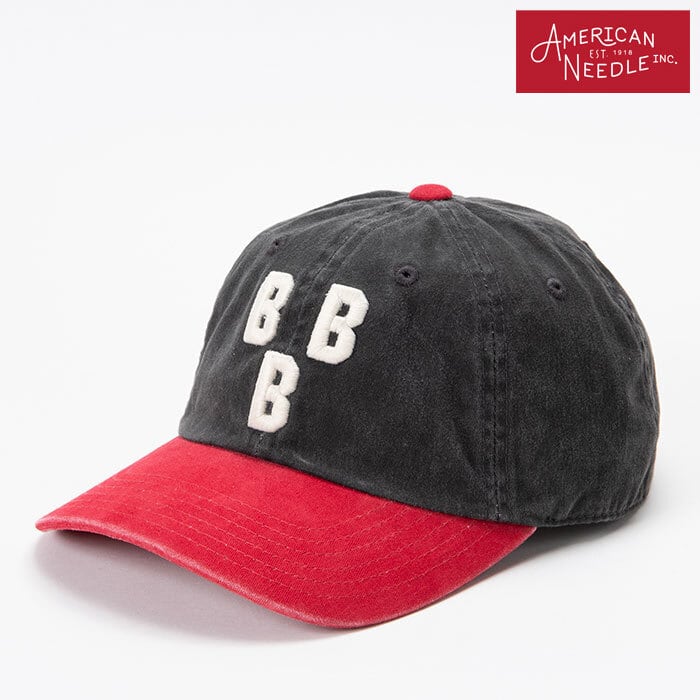 American Needle (アメリカンニードル) Negro League ベースボールキャップ バーミンガム・ブラックバロンズ Black/Red(ブラック/レッド) 44747A-BBB