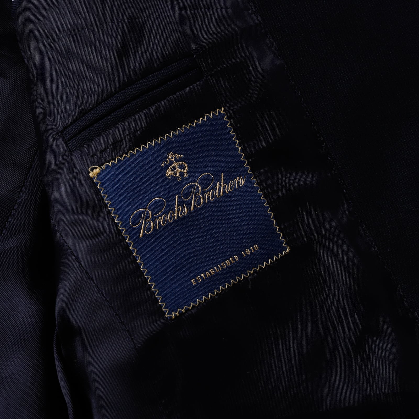 極美品】BROOKS BROTHERS Loro Piana wool Navy blazer size38 made in