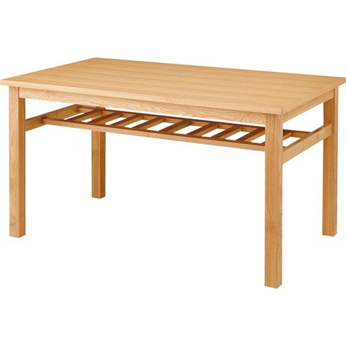 棚付ダイニングテーブル 天然木 アッシュ 天然木化粧繊維板 アッシュ ウレタン塗装