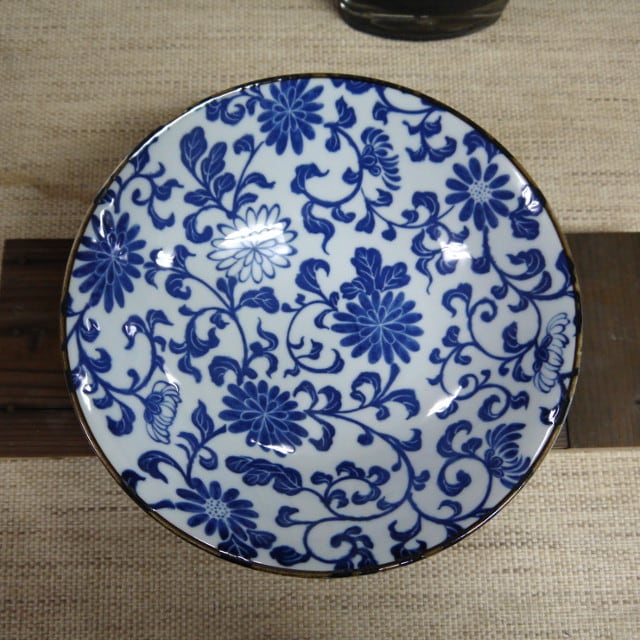 染付菊唐草大鉢/染付/25.5x7.5cm/鉢/美濃焼/JAPAN | Siun 紫雲