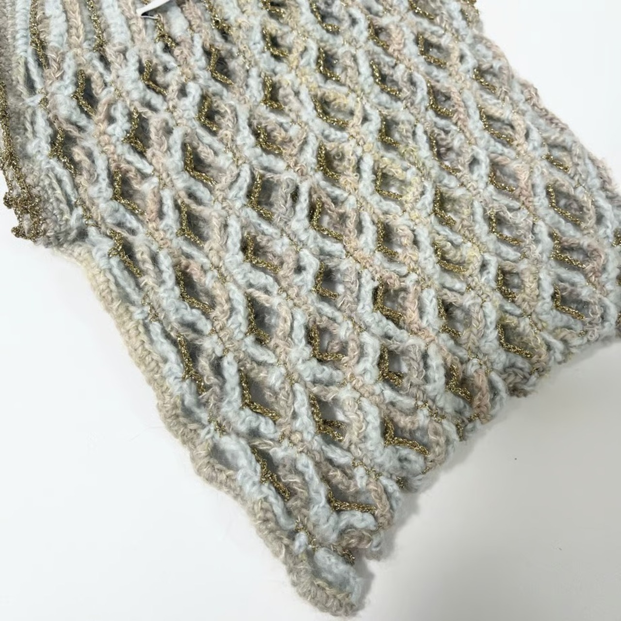 [Pattern] ふわふわダイヤメッシュバッグ