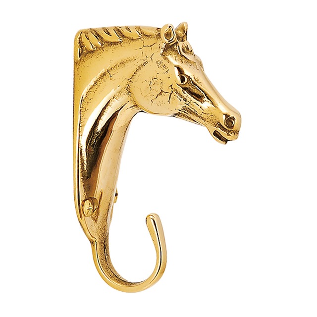 馬の真鍮フック