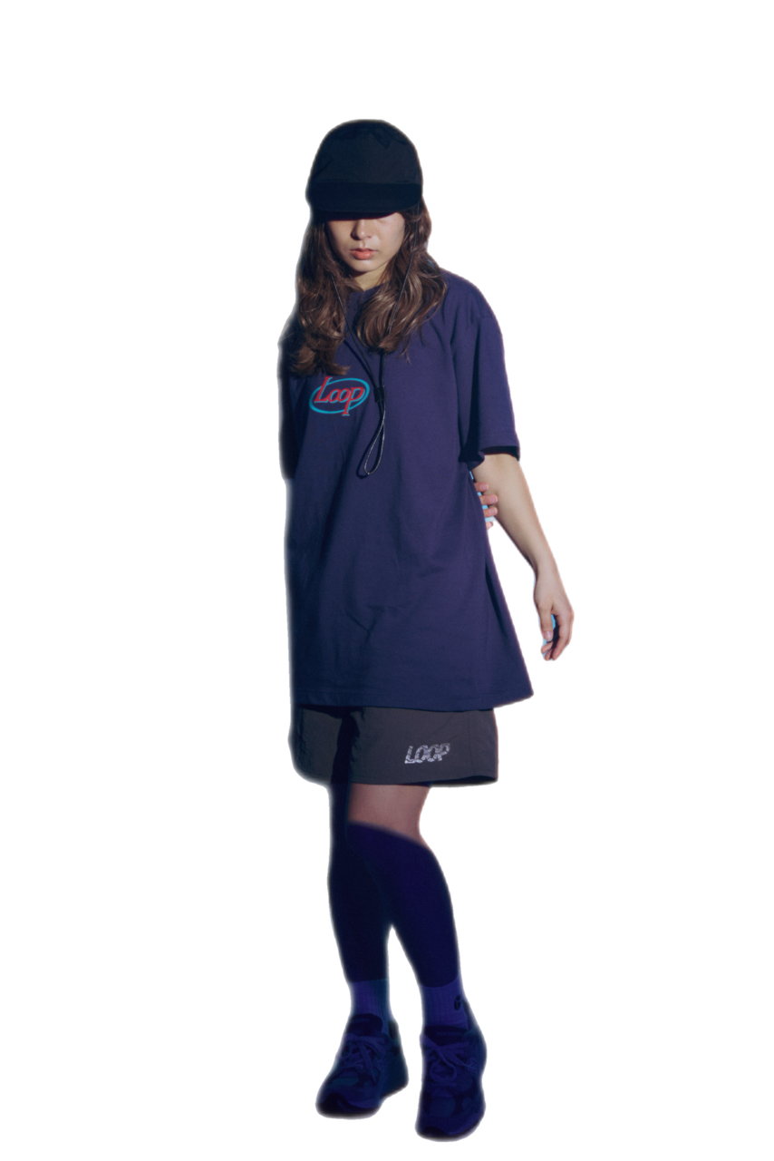 CLASSIC LOGO EOM TEE NAVY