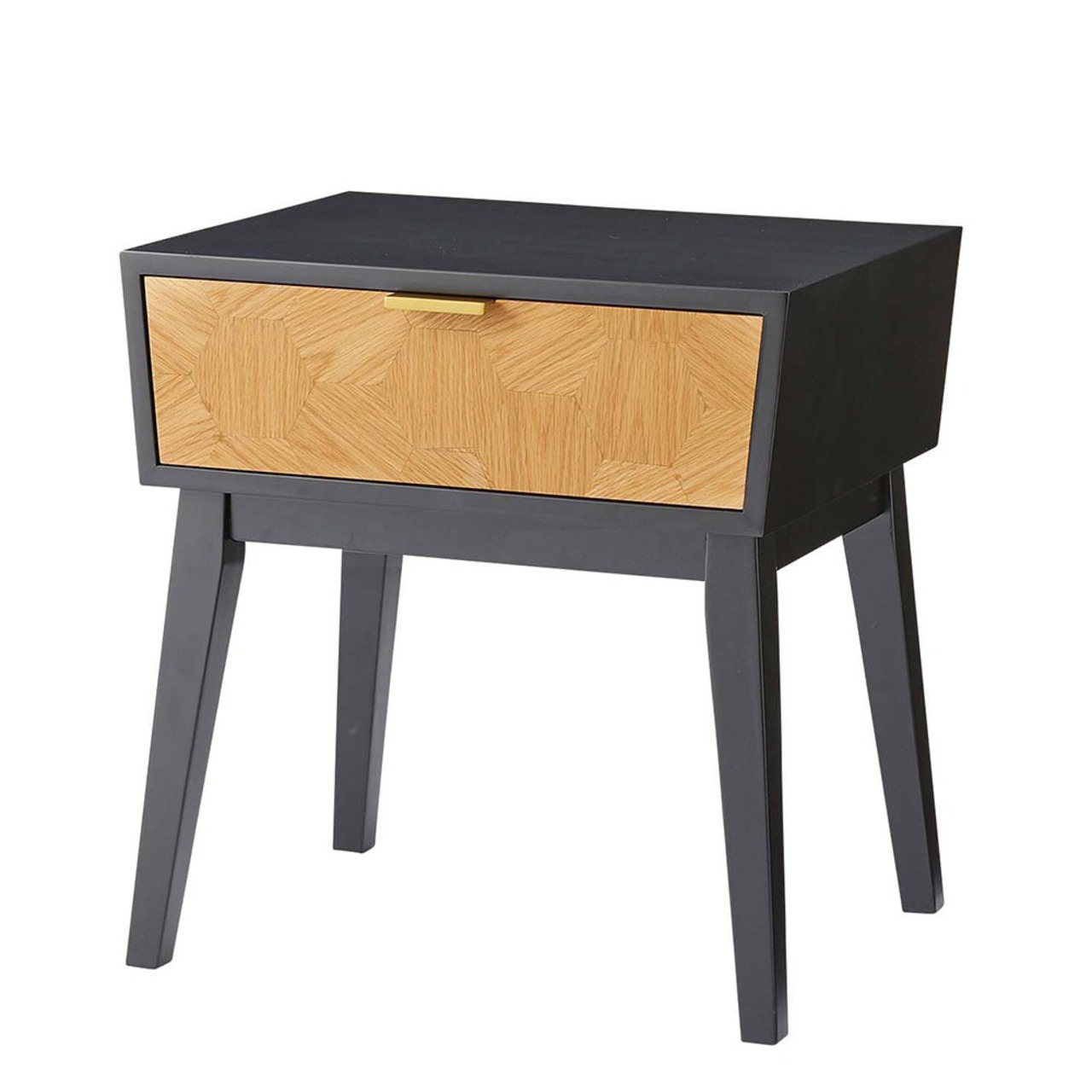 ナイトテーブル ベッド サイドテーブル 寝室 収納 引出し ホワイト ブラック 韓国 インテリア