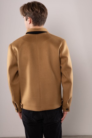 ウクライナ産ウール100%（アルパカ）手刺繍ジャケットコート