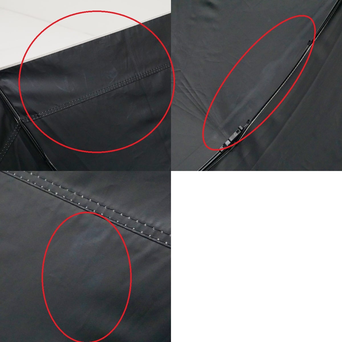 完全遮光折りたたみ日傘 芦屋ロサブラン USED品 2段ショート コンビ