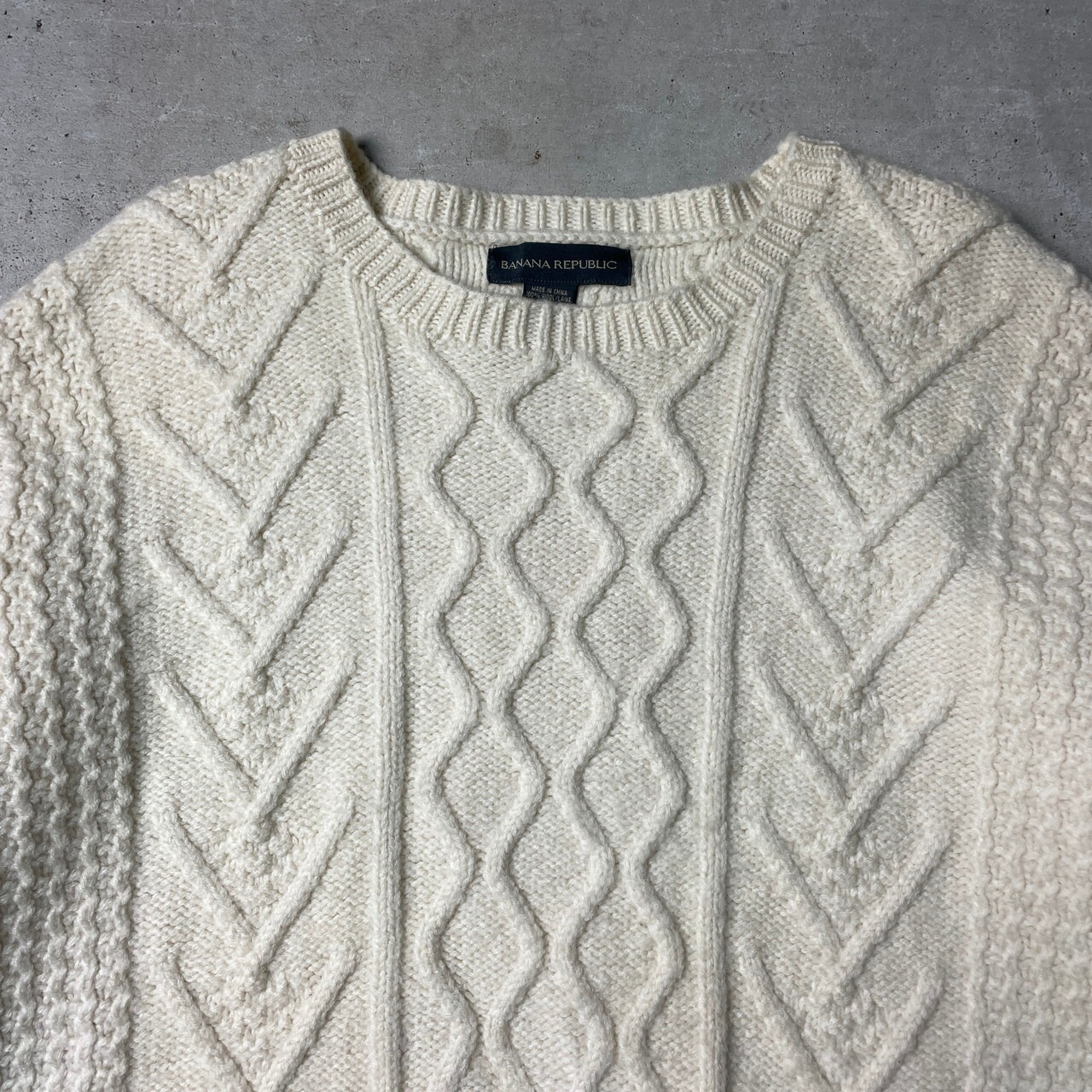 00年代 BANANA REPUBLIC バナナリパブリック ウールニットセーター 