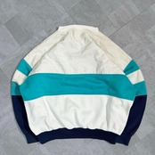 【極上】アディダス スウェット 80s 銀タグ 異素材切替 ゆるだぼ 希少 洗練