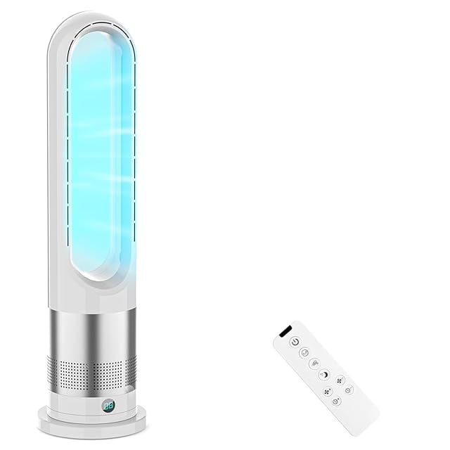 タワーファン扇風機【2025夏新型・AI自動風・風量4段階】羽根