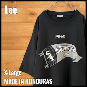 【Lee】MLB ホワイトソックス SOX ロゴ Tシャツ アメリカリーグチャンピオン XL ビッグサイズ us古着 アメリカ古着