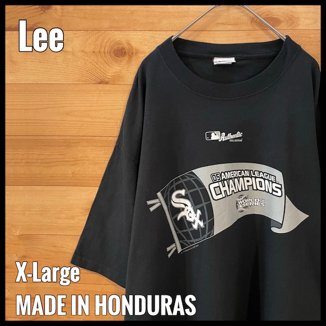 【Lee】MLB ホワイトソックス SOX ロゴ Tシャツ アメリカリーグチャンピオン XL ビッグサイズ us古着 アメリカ古着