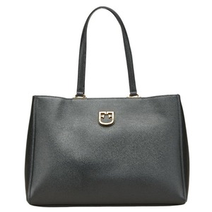 フルラ ベルヴェデーレ トートバッグ ブラック レザー レディース Furla 【中古】