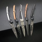 【deejo】Pocket Knife　tatoos 37g LATINO SKULL-GRANADILLA