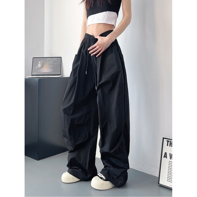 ドローストリングユーティリティボリュームパンツ 4col R02354