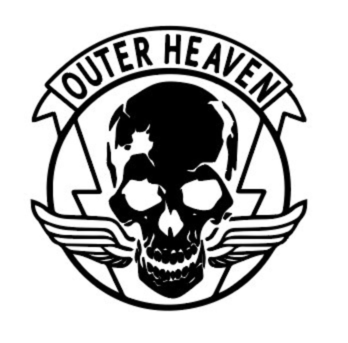 Outer Heaven ステッカー メタルギア 黒 その他 Az ステッカー Outer Heaven ステッカー メタルギア 黒 その他 Az ステッカー