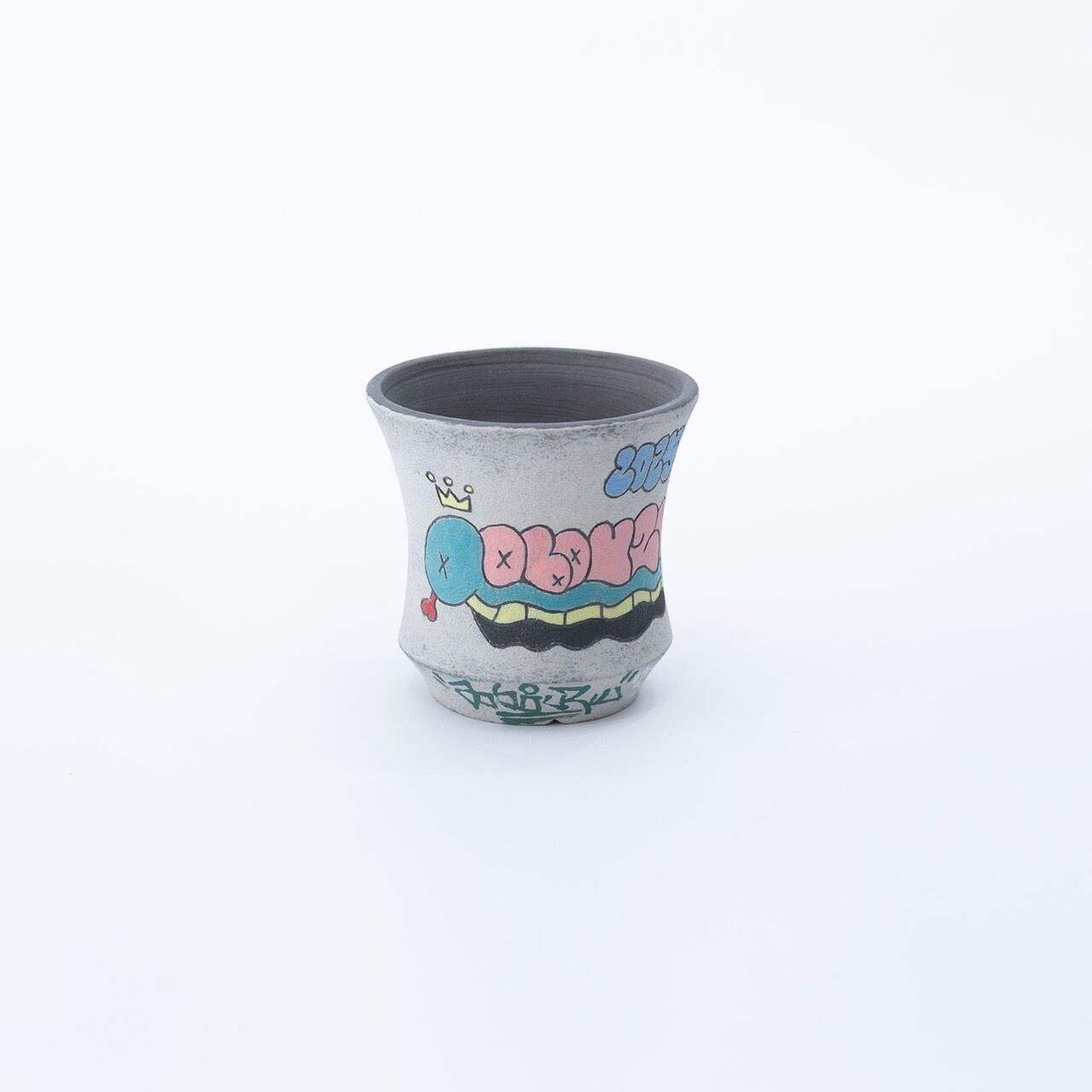 【新着】ハイパーポットクリエイター "阿萬" × aobouzu グラフィティ鉢 4【干支鉢 巳年2025ver】