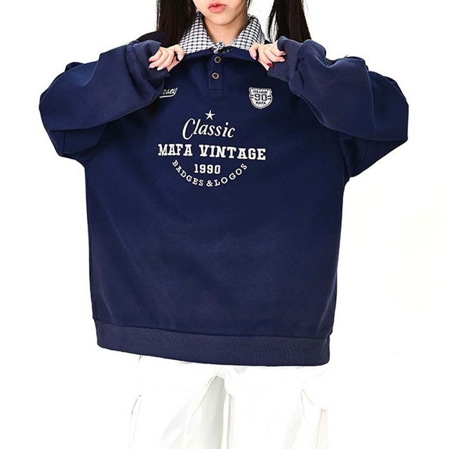 レトロカレッジミックスオーバーポロ
 2col   R01621