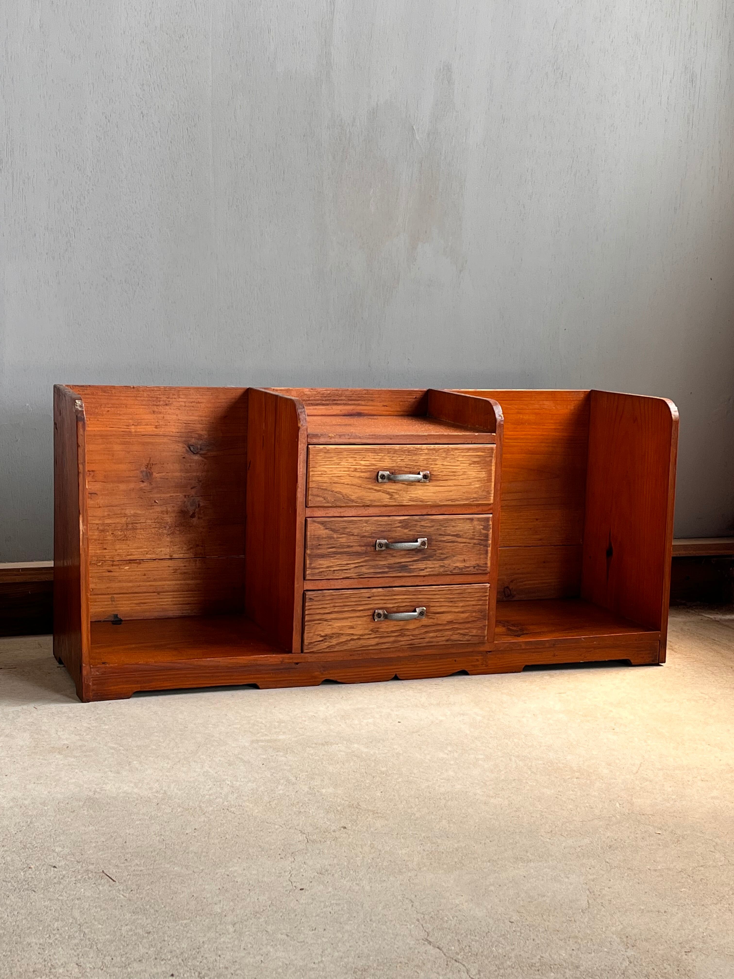 引き出し付き本立て