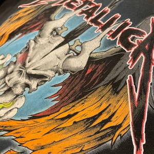 【METALLICA】希少 オフィシャル バンドTシャツ バックプリント 2018年 WORLDWIRED TOUR ツアーTシャツ メタリカ Lサイズ US古着 アメリカ古着