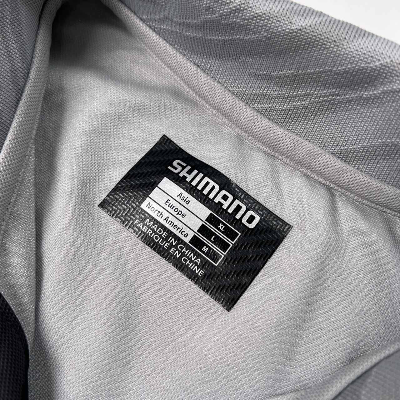 SHIMANO シマノ ポケット付き 半袖 ポロシャツ サイズ XL /グレー系