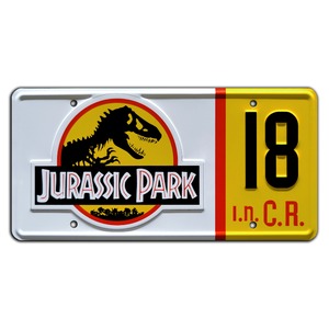 JURASSIC PARK ナンバープレート