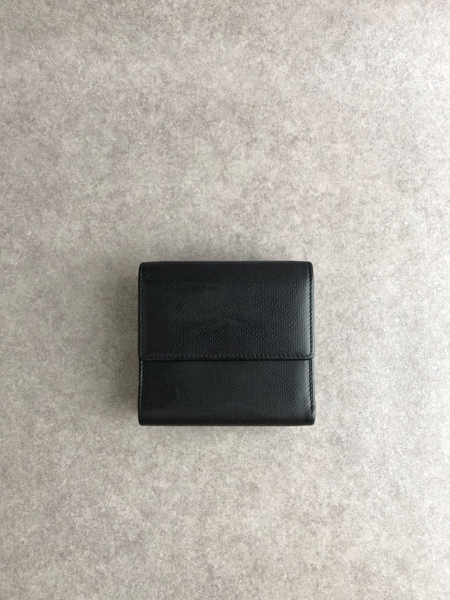 CHANEL シャネル 財布 ブラック ココボタン レザー 2003-2004 二つ折り財布 vintage ヴィンテージ オールド 5kt7pz