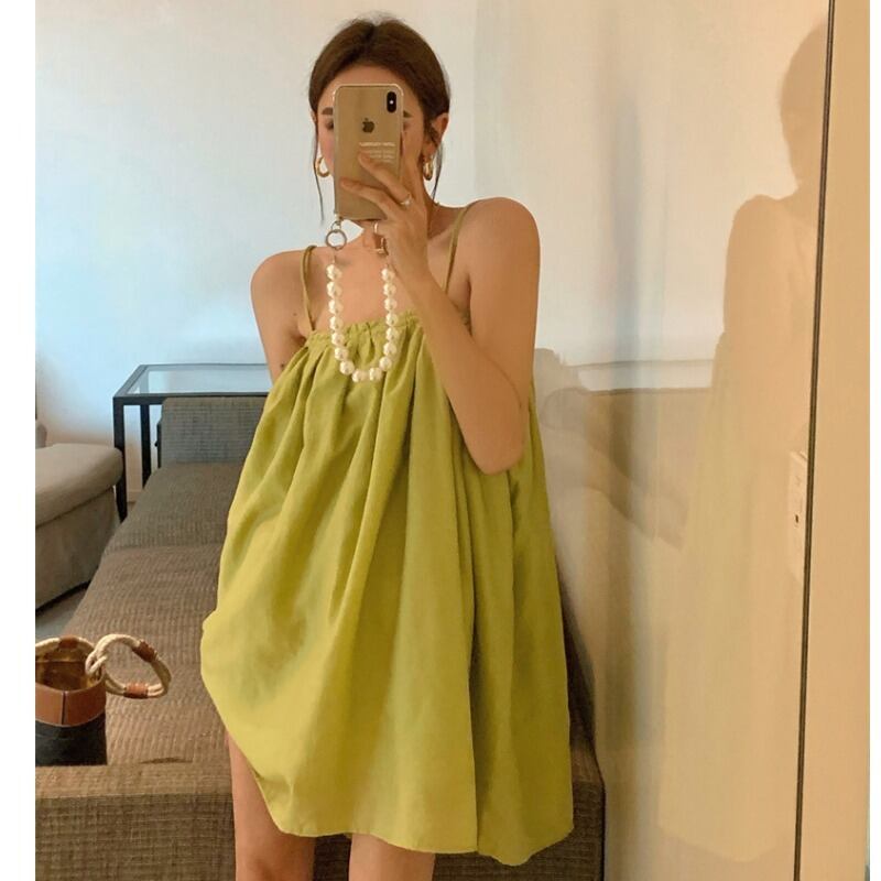 ドレス スタイルスカート 薄手サマールーズグリーン 夏物 ビーチ YY-ファッション92486830373