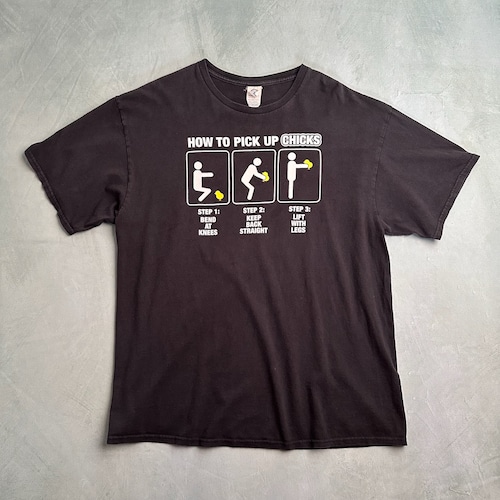 ひよこの拾い方 パロディ Tシャツ 黒 ひよこの拾い方 パロディ Tシャツ 黒