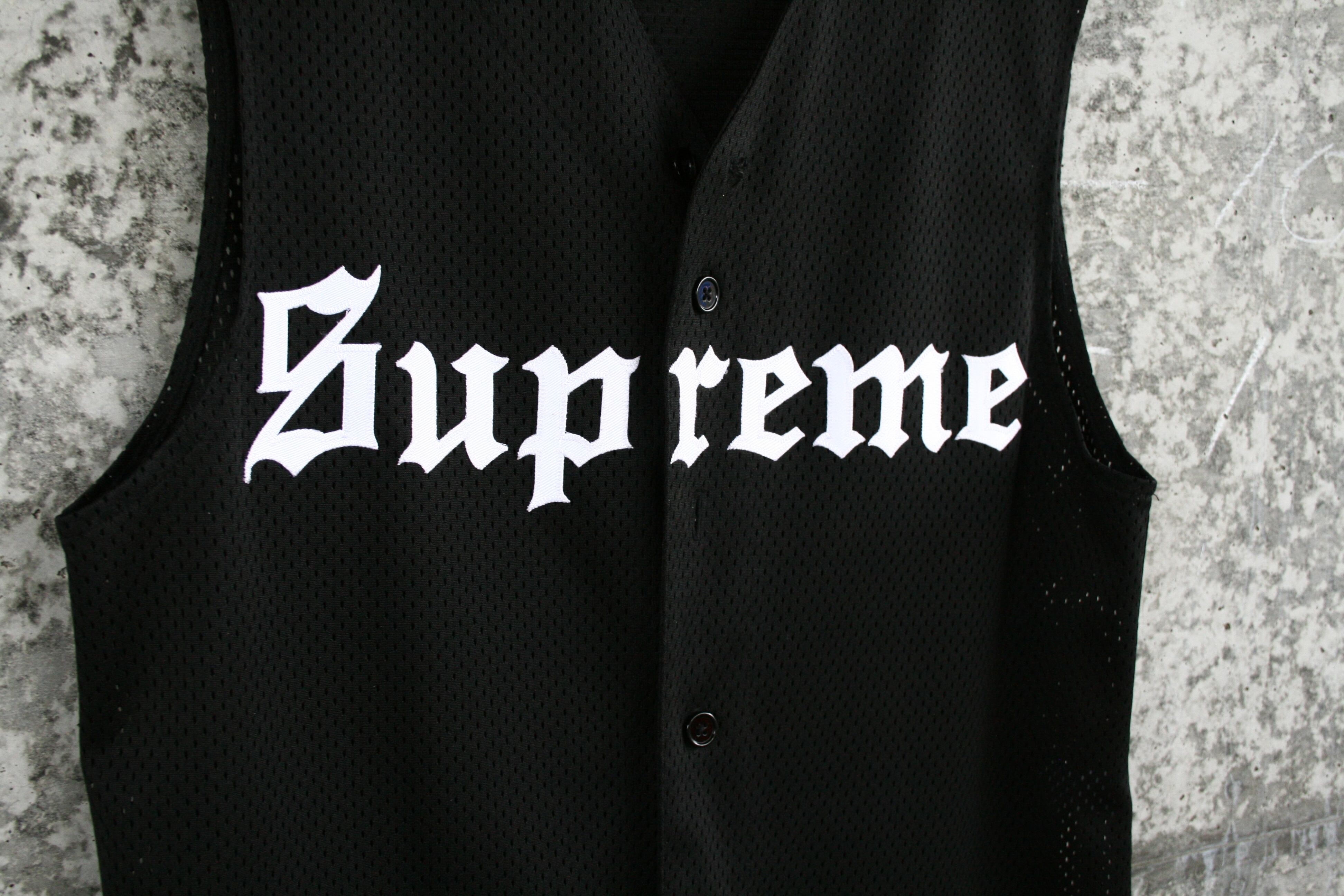 Supreme Sleeveless Baseball Jersey