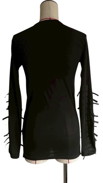 〖FUMIE TANAKA〗　long ribbon hook 26SS】FUMIE TANAKA フミエタナカ / ribbon long T / トップス | TRENT