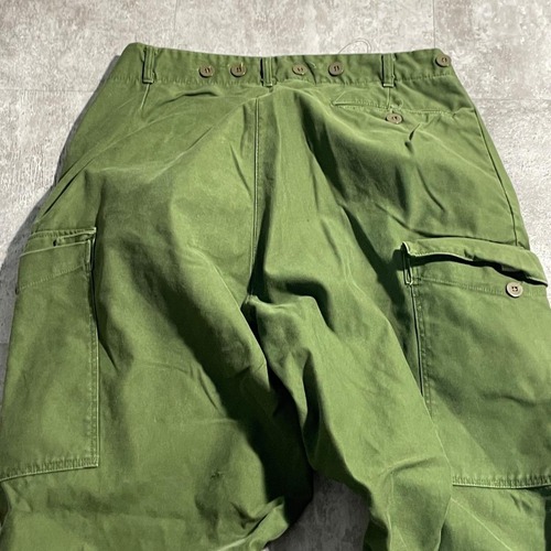 60-80s スウェーデン軍 実物 M-59 フィールドパンツ C50 w28 詳細写真15