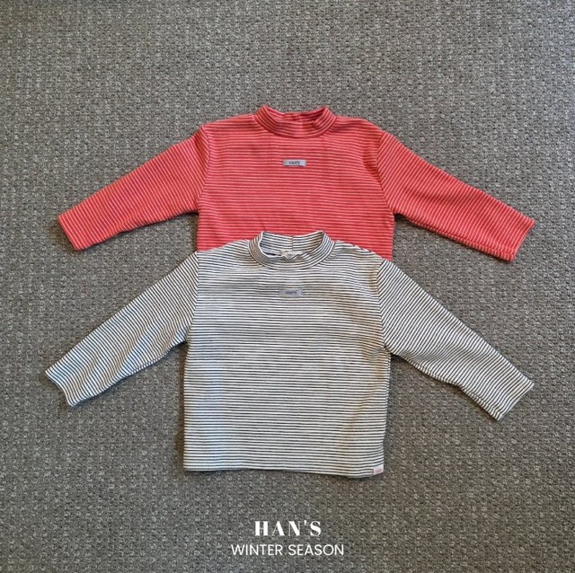 【取寄】han's｜winter turtleneck t-shirt｜ウィンターハイネックTシャツ｜S-JL｜kids&jr｜25 winter