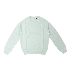 GranSasso(グランサッソ)  Softcotton Raglan Sleeves Crew Neck Knit(57138/18180/602)/MINT