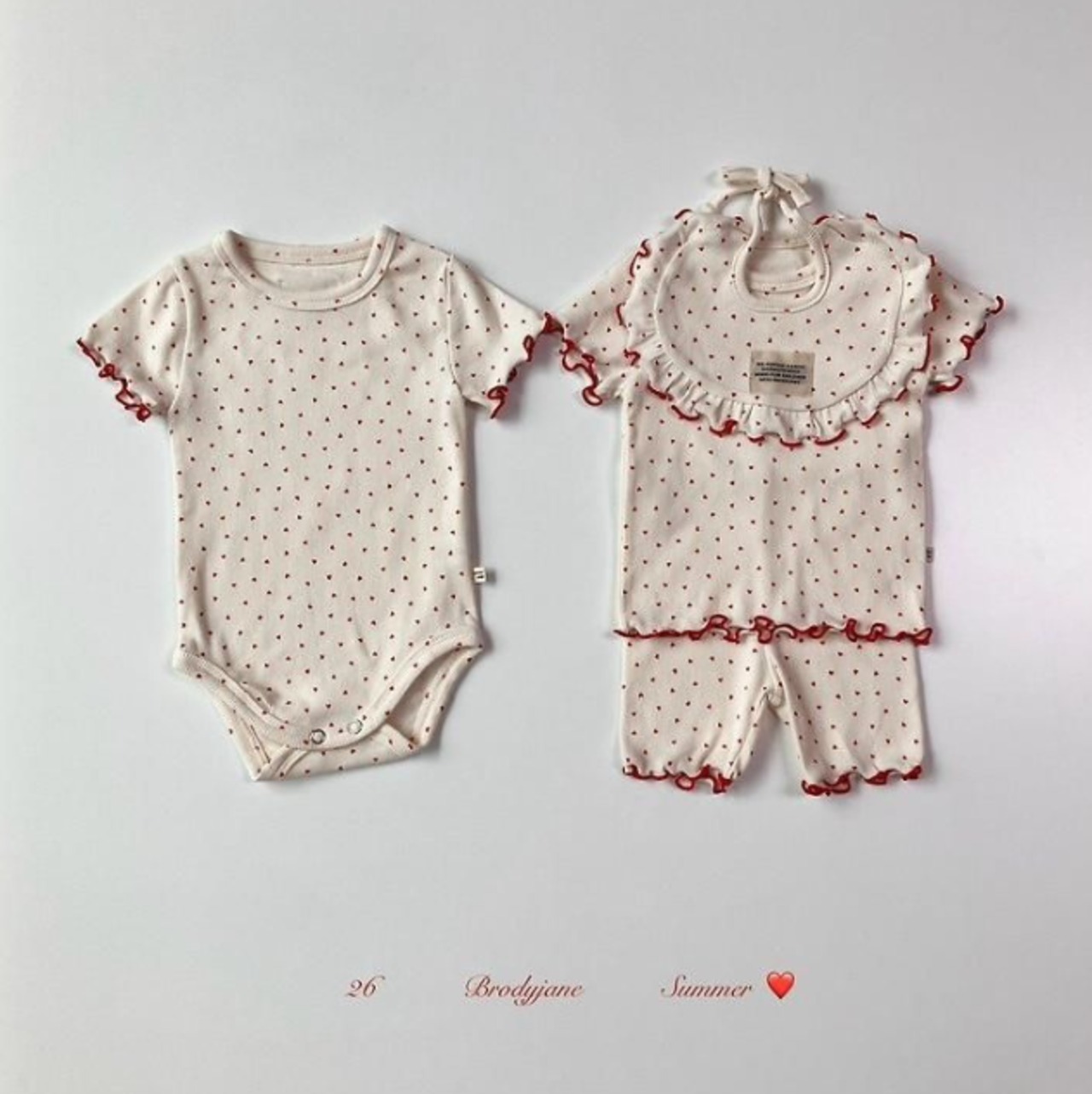 【取寄/韓国直送】Brodyjane 26/SM ハートスタイ｜夏服｜韓国子供服