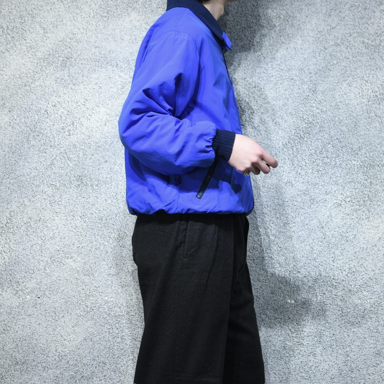 80's~ Eddie Bauer nylon fleece jacket