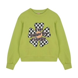 [HIGH SCHOOL DISCO] Flower symbol sweatshirt_Light green 正規品 韓国ブランド 韓国ファッション トレーナー