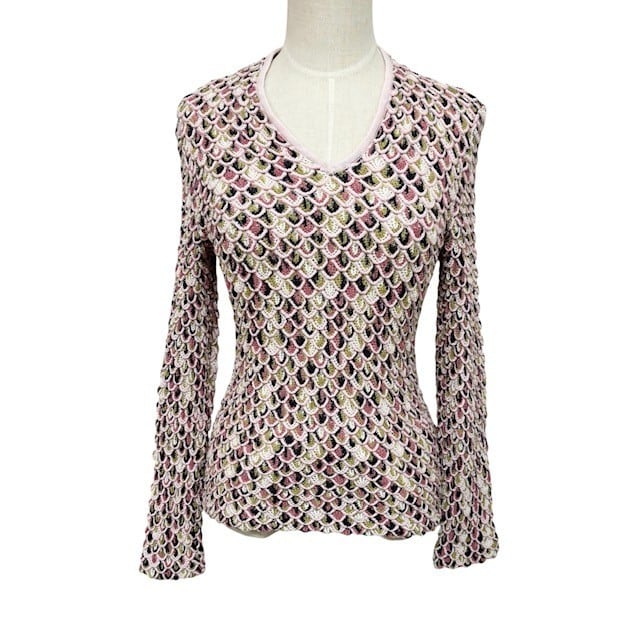 ミッソーニ 長袖セーター サイズM - MISSONI - MISSONI(ミッソーニ) 長袖セーター サイズ42 M レディース