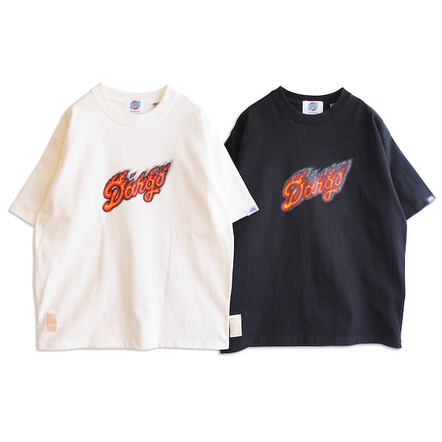 【DARGO】"FLAME LOGO" 8onz Super Heavy Weight T-shirt（2color）