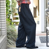 NAUTICA black linen wide slacks