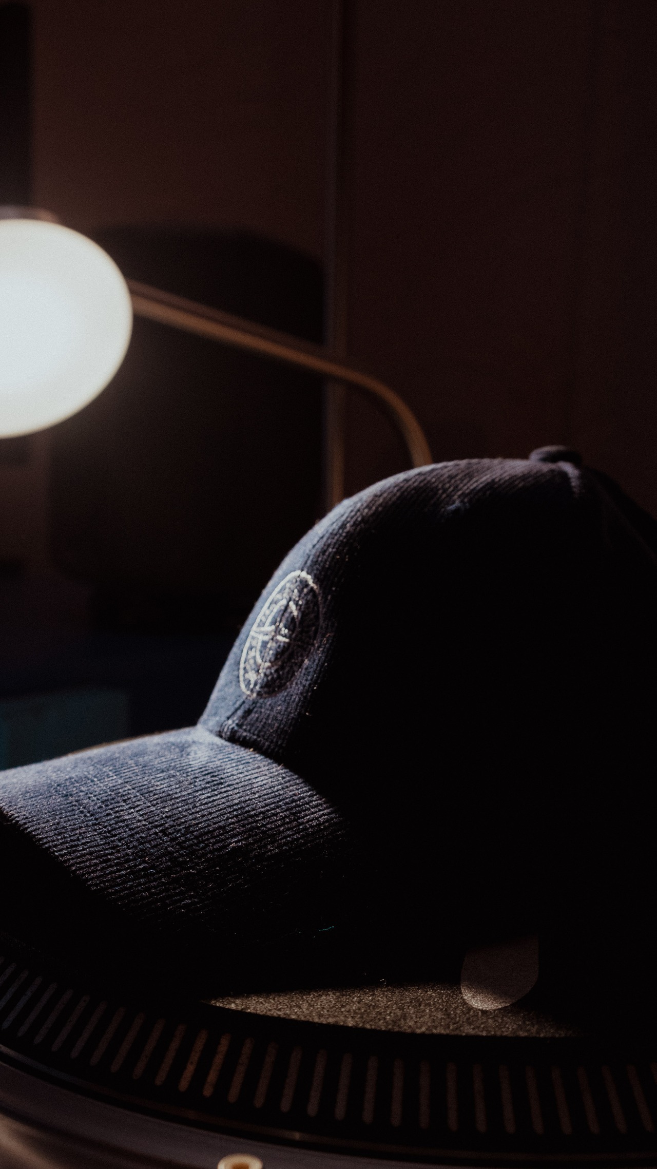 SMOKE ISLAND Corduroy Cap [NAVY]