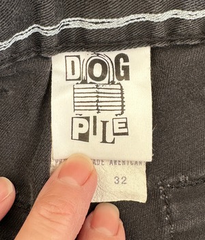 -DOG PILE- Vintage 90s 32 stripe pants