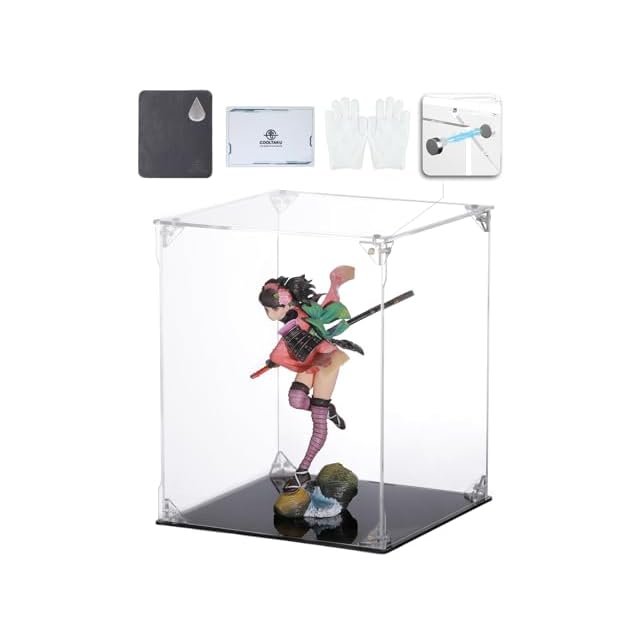 COOLTAKU フィギュアケース UVカット アクリル マグネット式 磁石付き