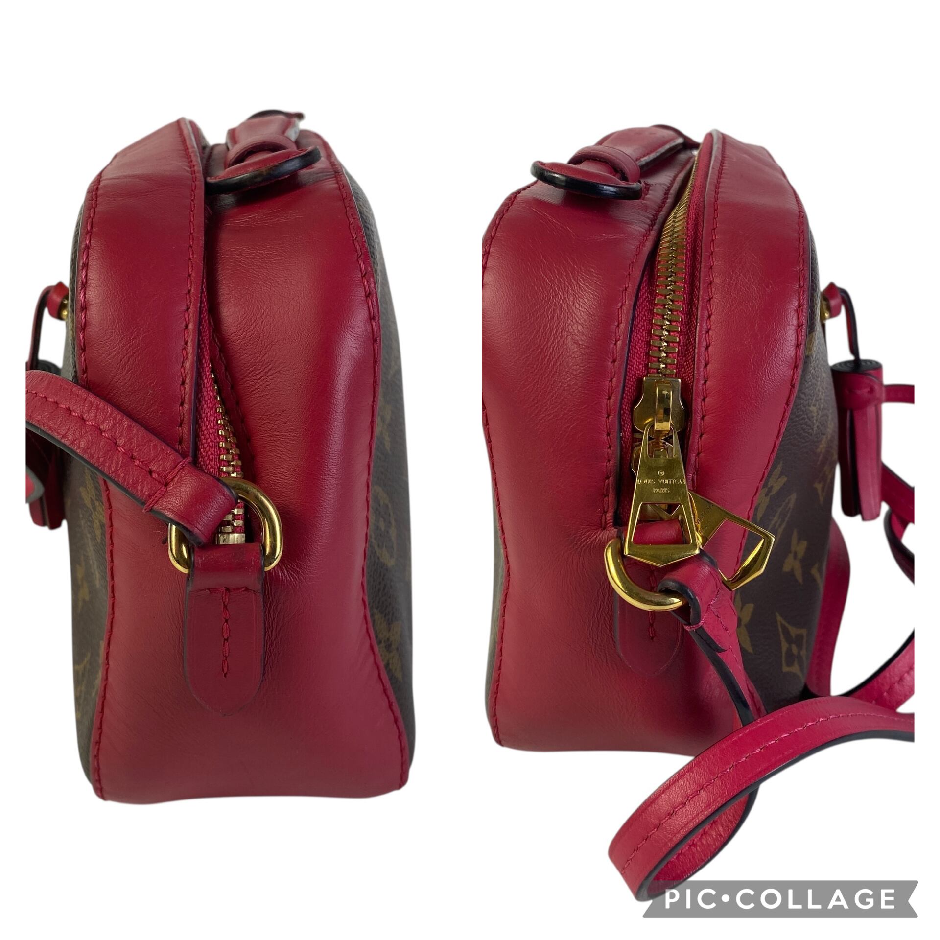LOUIS VUITTON PVC ショルダーバッグ ブラウン A-7716