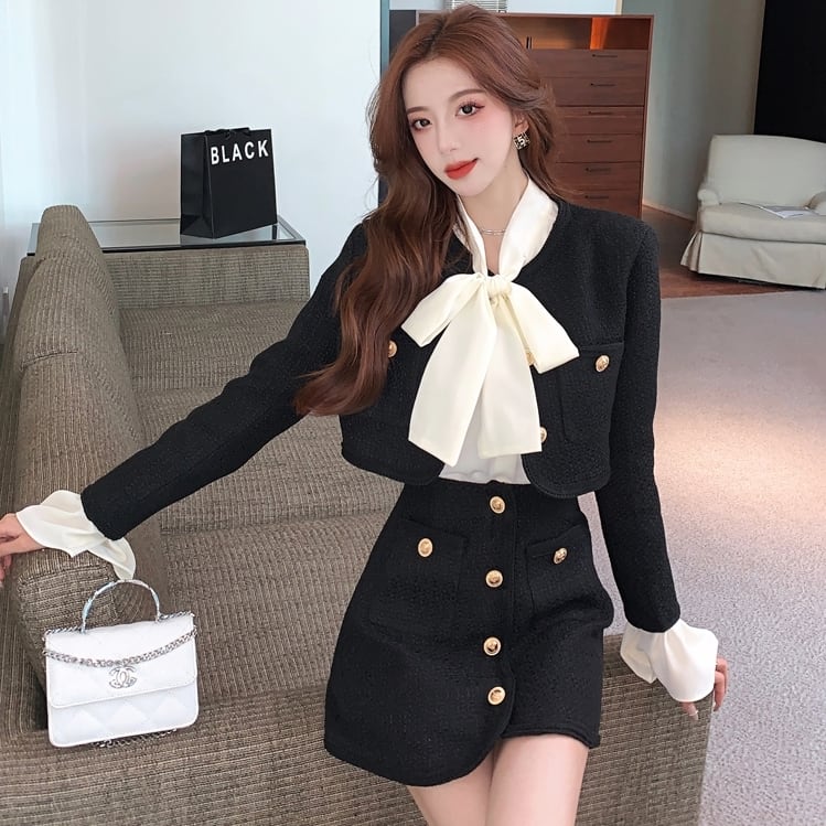 ELLEワイシャツ、スカートセット