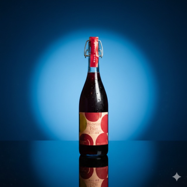 〈カタシモワイナリー〉赤ワイン梅酒(720ml)