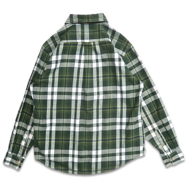 古着 OLD MILL ネルシャツ フランネル 長袖シャツ チェック 表記：M
