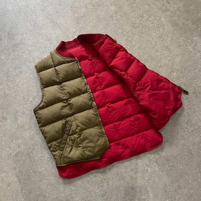 〜90s Eddie Bauer reversible goose down vest【仙台店】